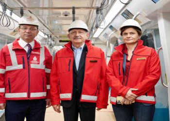 Kılıçdaroğlu, Dudullu-Bostancı metro hattının test sürüşüne katıldı