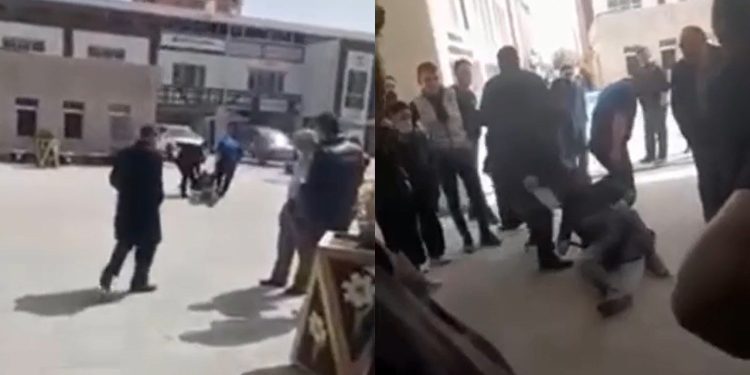 Zabıtalar dilenciyi yerde sürükledi: Soruşturma başlatıldı